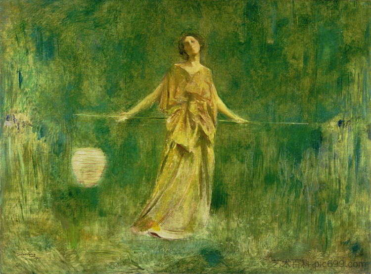 绿色和金色交响曲 Symphony in Green and Gold (1900)，托马斯·杜因