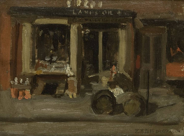 街景 A Street Scene,托马斯·伊肯斯