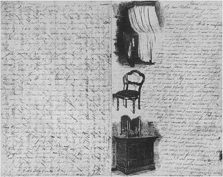 写给家人的图文并茂的信 Illustrated letter written  to his family (1866)，托马斯·伊肯斯