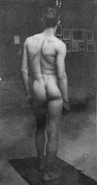 男性裸体（塞缪尔·默里） Male Nude (Samuel Murray)，托马斯·伊肯斯