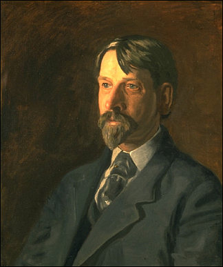 阿尔伯特·C·格切尔博士的肖像 Portrait of Dr. Albert C Getchell (1907)，托马斯·伊肯斯