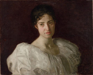 露西·刘易斯的肖像 Portrait of Lucy Lewis (1896)，托马斯·伊肯斯