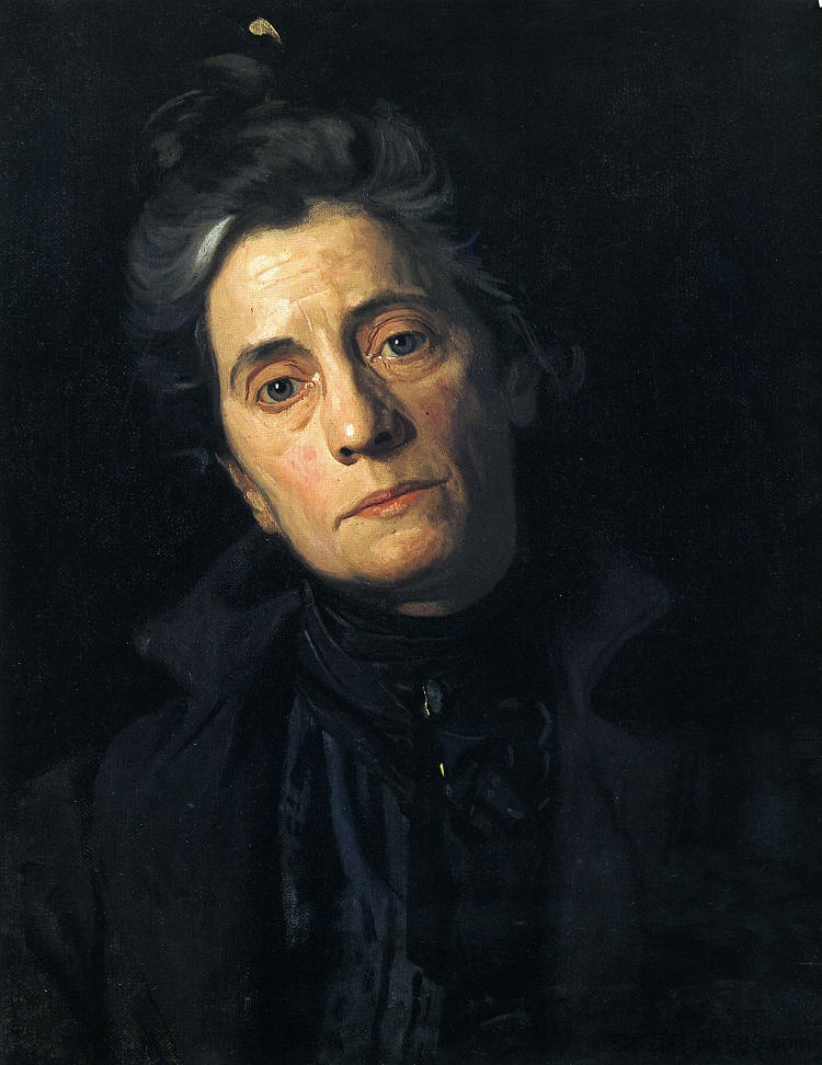 苏珊·麦克道威尔·伊金斯的肖像 Portrait of Susan MacDowell Eakins (1899)，托马斯·伊肯斯