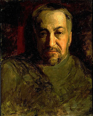 自画像 Self-portrait (c.1902)，托马斯·伊肯斯