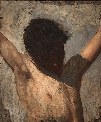 钉十字架的草图 Sketch for the Crucifixion (1880)，托马斯·伊肯斯