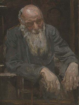 一个老人的研究 Study of an old man (1911)，托马斯·伊肯斯