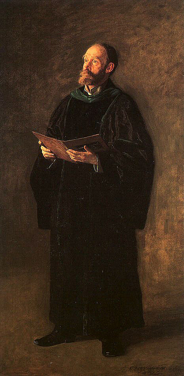 院长点名 The Dean's Roll Call (1889)，托马斯·伊肯斯