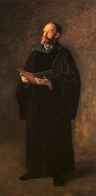 院长点名 The Dean’s Roll Call (1889)，托马斯·伊肯斯