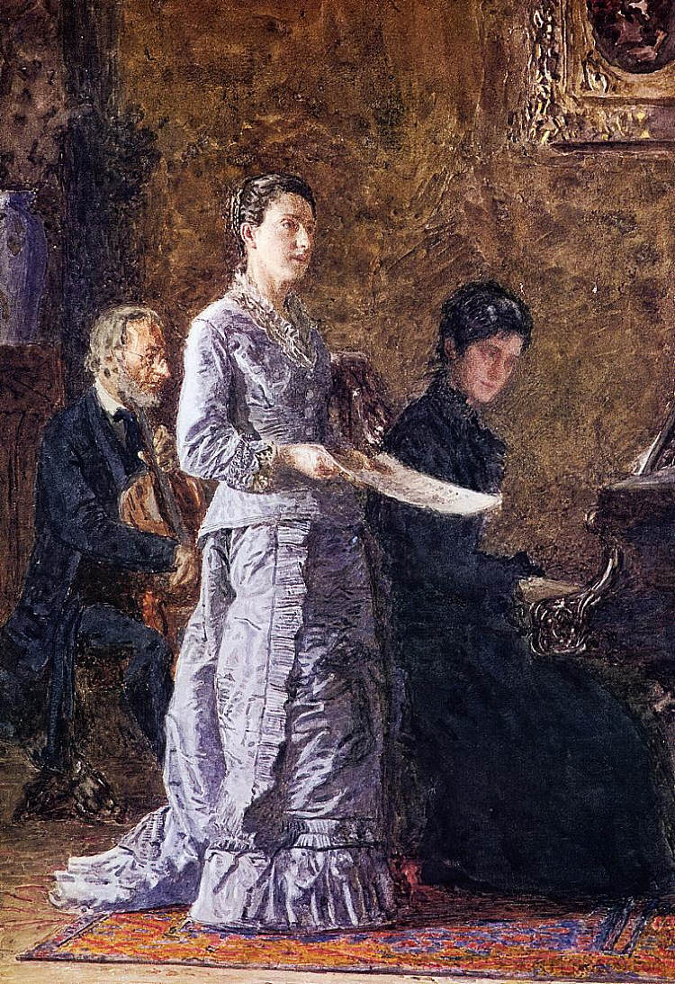 可怜的歌 The Pathetic Song (c.1881)，托马斯·伊肯斯