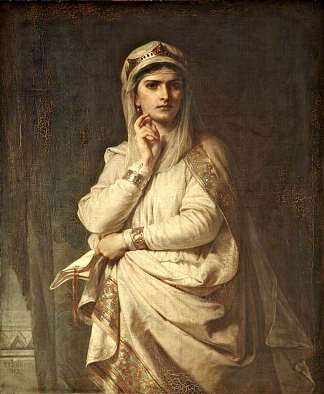 麦克白夫人的理想肖像 Ideal Portrait of Lady Macbeth (1870)，托马斯·弗兰西斯·迪克西