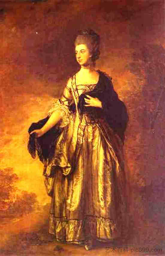 伊莎贝拉，莫利纽克斯子爵夫人 Isabella, Viscountess Molyneux (1769)，托马斯·庚斯博罗