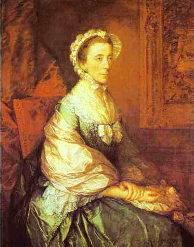 玛丽,蒙塔古公爵夫人 Mary, Duchess of Montagu (c.1768),托马斯·庚斯博罗