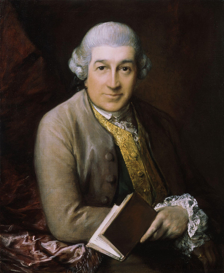 大卫·加里克的肖像 Portrait of David Garrick (1770)，托马斯·庚斯博罗