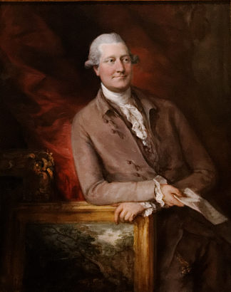 詹姆斯·克里斯蒂的肖像 Portrait of James Christie (1778)，托马斯·庚斯博罗