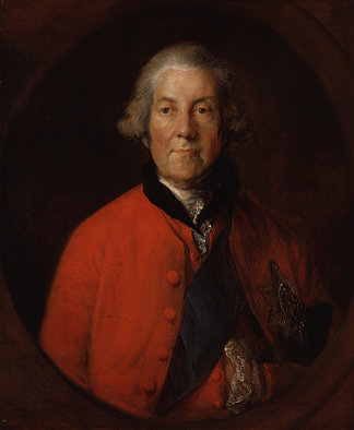 第四代贝德福德公爵约翰·罗素的肖像 Portrait of John Russell, 4th Duke of Bedford，托马斯·庚斯博罗