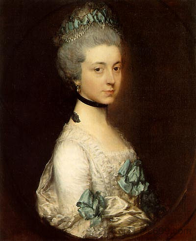 伊丽莎白·蒙塔古夫人的肖像，布克勒赫和昆斯伯里公爵夫人 Portrait of Lady Elizabeth Montagu, Duchess of Buccleuch and Queensberry，托马斯·庚斯博罗