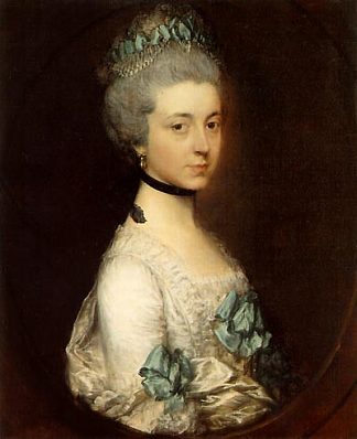 伊丽莎白·蒙塔古夫人的肖像，布克勒赫和昆斯伯里公爵夫人 Portrait of Lady Elizabeth Montagu, Duchess of Buccleuch and Queensberry，托马斯·庚斯博罗