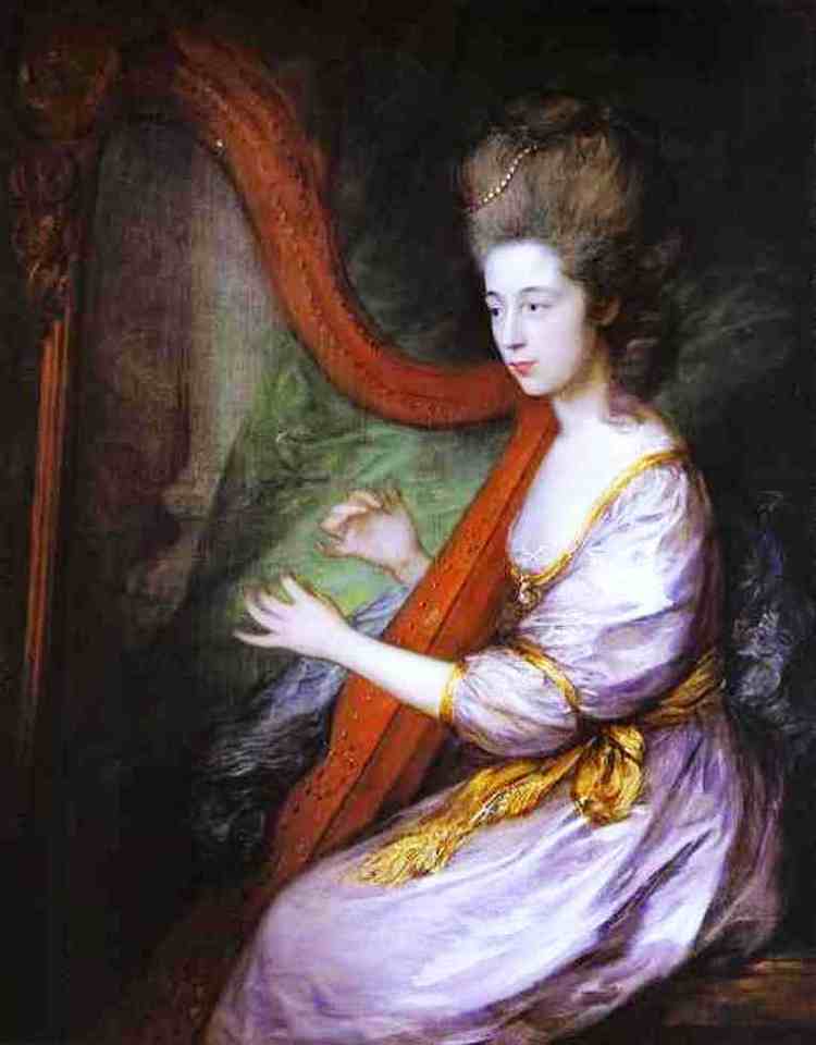 路易莎的肖像，大夫人 Portrait of Louisa, Lady Clarges (1778)，托马斯·庚斯博罗