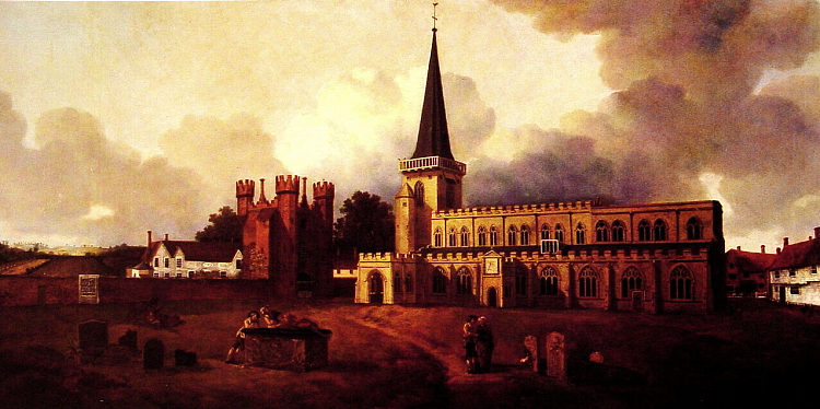 哈德利圣玛丽教堂 St. Mary's Church Hadleigh (c.1748 - c.1750)，托马斯·庚斯博罗