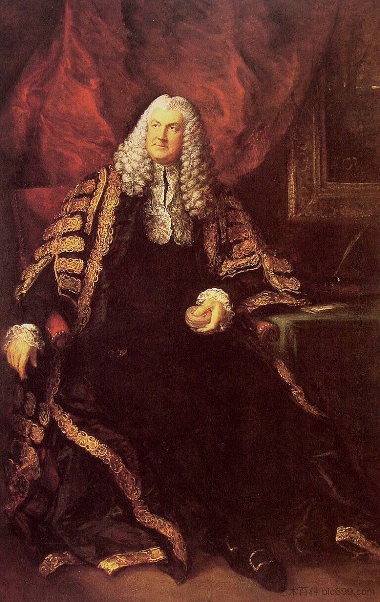 尊敬的查尔斯·沃尔夫兰·康沃尔 The Honourable Charles Wolfran Cornwal (1785 - 1786)，托马斯·庚斯博罗