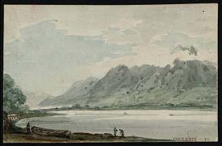 威斯特摩兰的湖泊和山脉 A Lake and Mountains in Westmorland (1797)，托马斯·格尔丁