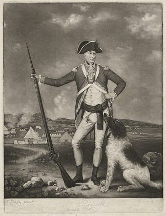 理查德·惠特沃斯爵士在温彻斯特营地 Sir Richard Whitworth in camp at Winchester (1778)，托马斯·布什·哈迪