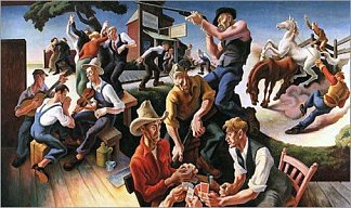 西方艺术 Arts of the West (1932)，托马斯·哈特·本顿