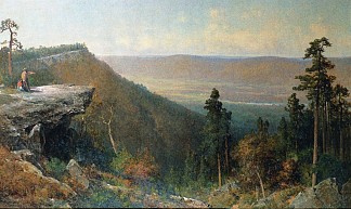 卡茨基尔山庄的哈德逊河谷 Hudson River Valley from the Catskill Mountain House (1872)，托马斯·希尔