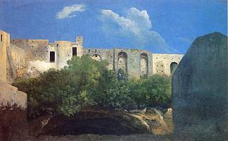 废墟建筑，那不勒斯 Ruined Buildings, Naples (1782)，托马斯·琼斯