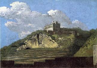 那不勒斯附近的场景 Scene near Naples (1783)，托马斯·琼斯