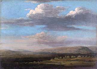 拉德诺郡的景色 View in Radnorshire (1776)，托马斯·琼斯
