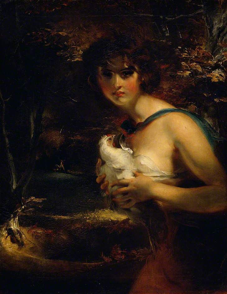 吉普赛女孩 A Gipsy Girl (1794)，托马斯·劳伦斯