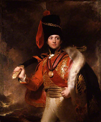 查尔斯·威廉·范恩-斯图尔特，第三代伦敦德里侯爵 Charles William Vane-Stewart, 3rd Marquess of Londonderry (1812)，托马斯·劳伦斯