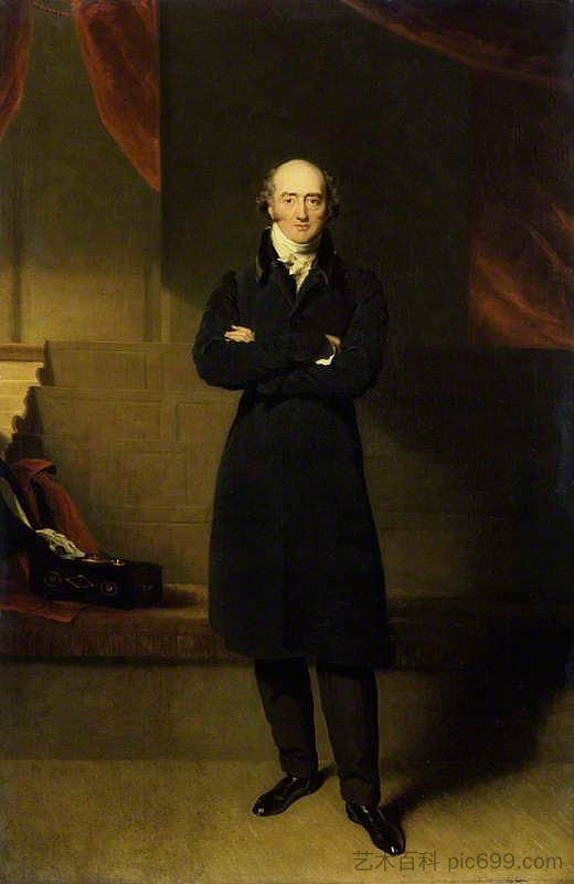 乔治·坎宁 George Canning (c.1825)，托马斯·劳伦斯