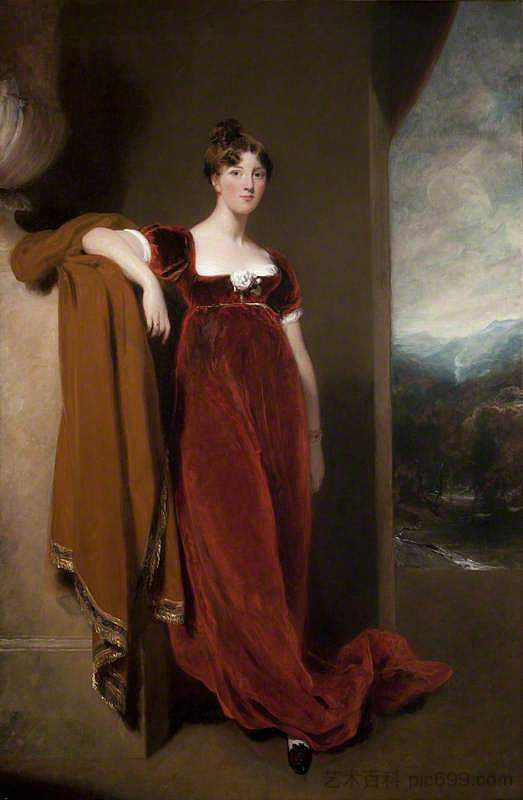 哈里特·安妮,贝尔法斯特伯爵夫人 Harriet Anne, Countess of Belfast (1823),托马斯·劳伦斯