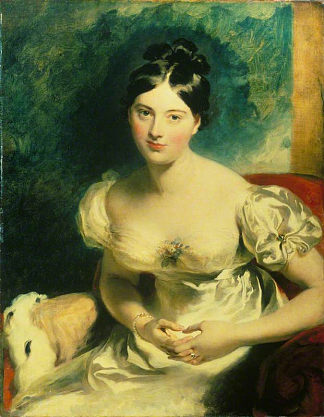 玛格丽特，布莱辛顿伯爵夫人 Margaret, Countess of Blessington (1822)，托马斯·劳伦斯