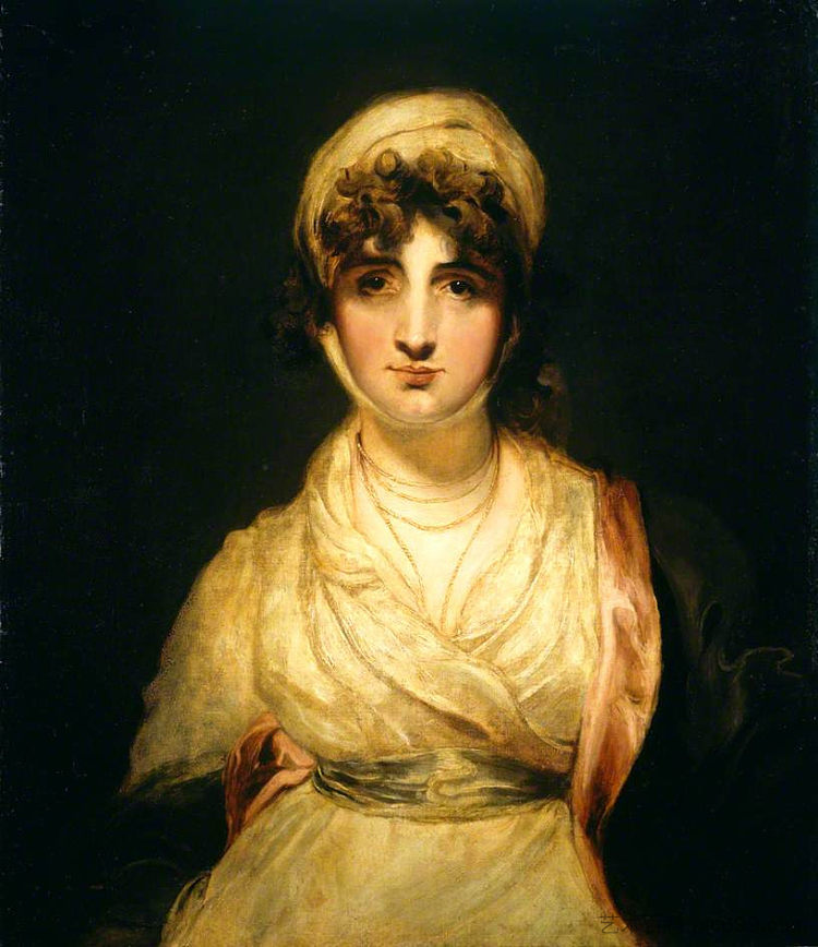 Sarah Siddons夫人,原名Sarah Kemble,在Kotzebue的“The Stranger”中饰演“Mrs Haller” Mrs Sarah Siddons, née Sarah Kemble, as 'Mrs Haller' in Kotzebue's 'The Stranger' (1789),托马斯·劳伦斯