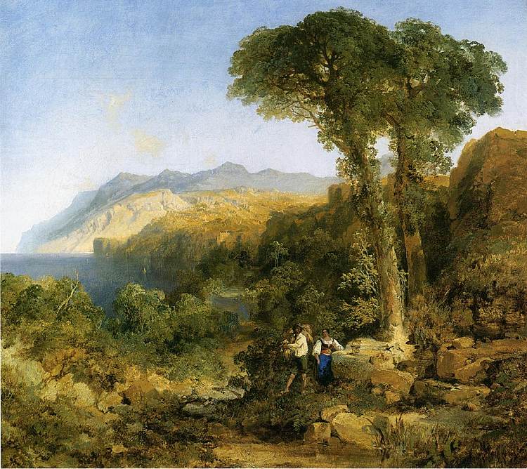 阿马尔菲海岸 Amalfi Coast (1868)，托马斯·莫兰