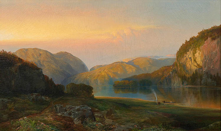萨斯奎哈纳之夜 Evening on the Susquehanna,托马斯·莫兰