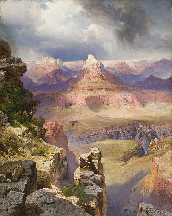 大峡谷 The Grand Canyon，托马斯·莫兰