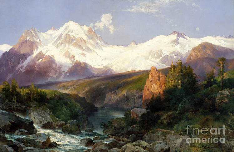 提顿山脉 The Teton Range，托马斯·莫兰