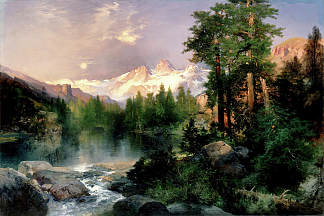 三个提顿 Three Tetons (1895)，托马斯·莫兰