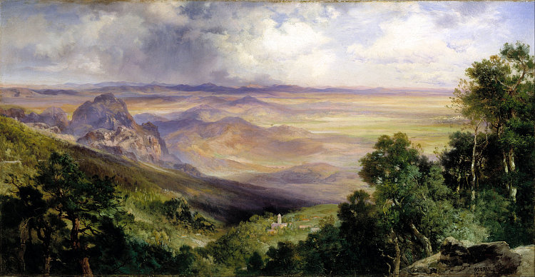 库埃纳瓦卡山谷 Valley of Cuernavaca (1903; United States  )，托马斯·莫兰