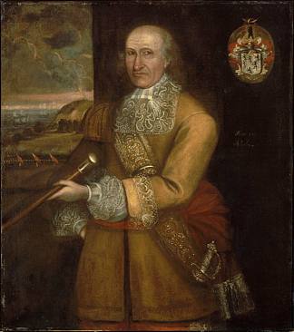 托马斯·萨维奇少校的肖像 Portrait of Major Thomas Savage (1679)，托马斯·史密斯