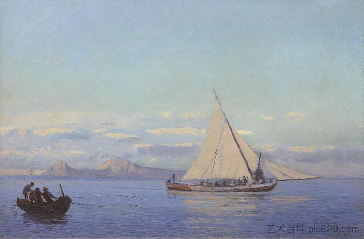 那不勒斯湾 Bay of Naples (1850)，托马斯·斯图尔特·史密斯