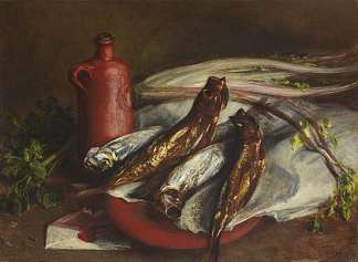 荷兰早餐 Dutch Breakfast (1867)，托马斯·斯图尔特·史密斯