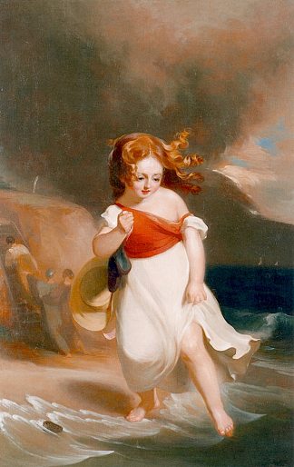 海边的孩子 Child on the Sea Side (1828)，托马斯·苏利