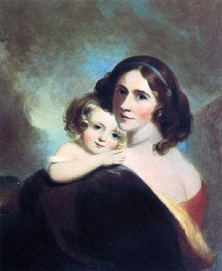 菲茨杰拉德夫人和她的女儿玛蒂尔达 Mrs. Fitzgerald and Her Daughter Matilda，托马斯·苏利
