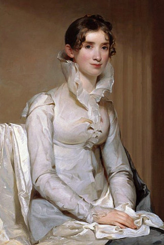 约瑟夫·克拉普夫人（安娜·米尔诺） Mrs. Joseph Klapp (Anna Milnor) (1814)，托马斯·苏利