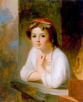 农妇的肖像 Portrait of a Peasant Woman (1857)，托马斯·苏利